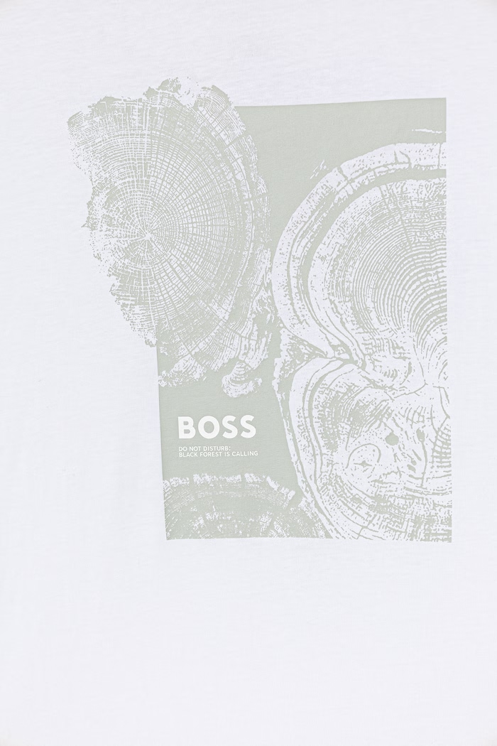 Abbigliamento BOSS Orange t-shirt in cotone Te_Imprint 50556007 bianco