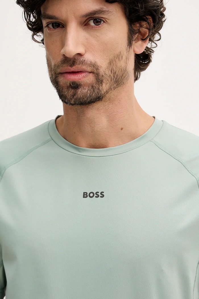 Μπλουζάκι BOSS Green Mett-Valentine πράσινο 50531240