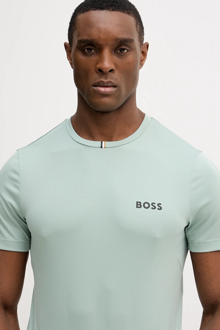 Tričko BOSS Green TS_TOC Spin Training zelená 50554543