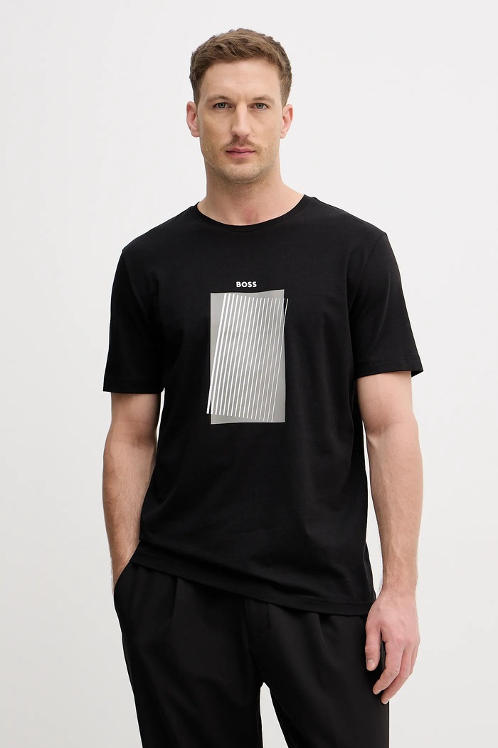 BOSS Green tricou T-Shirt 2-Pack 2 2-pack 50555845 negru SS26