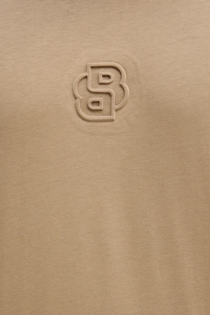 BOSS tricou din bumbac C-Tames 36 50555106 bej