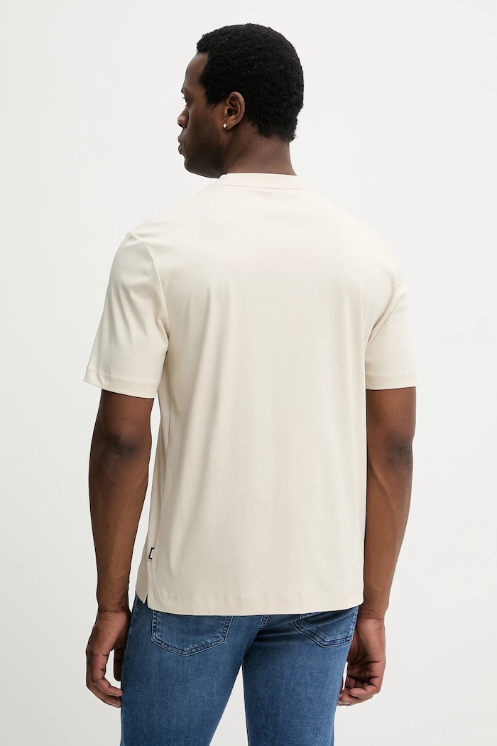 Îmbrăcăminte BOSS tricou bărbați bumbac C-Taut 01 50555844 bej