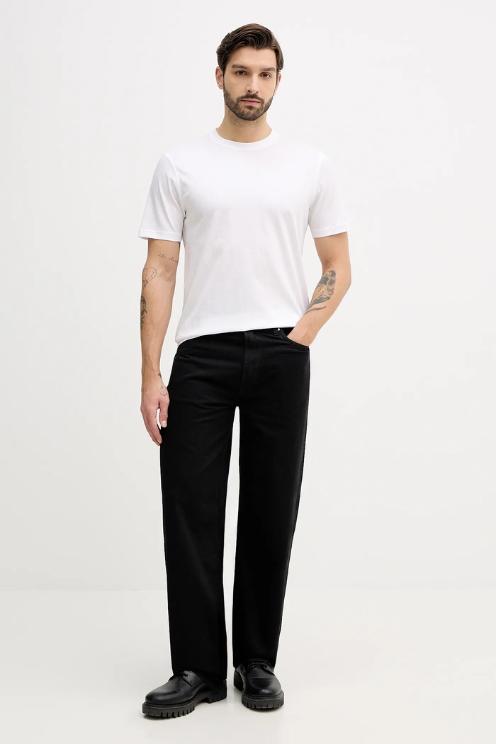 Tommy Hilfiger tricou din bumbac MW0MW41860 alb SS26
