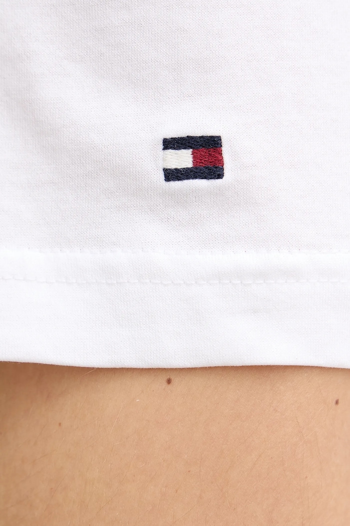 Tommy Hilfiger tricou din bumbac MW0MW41860 alb