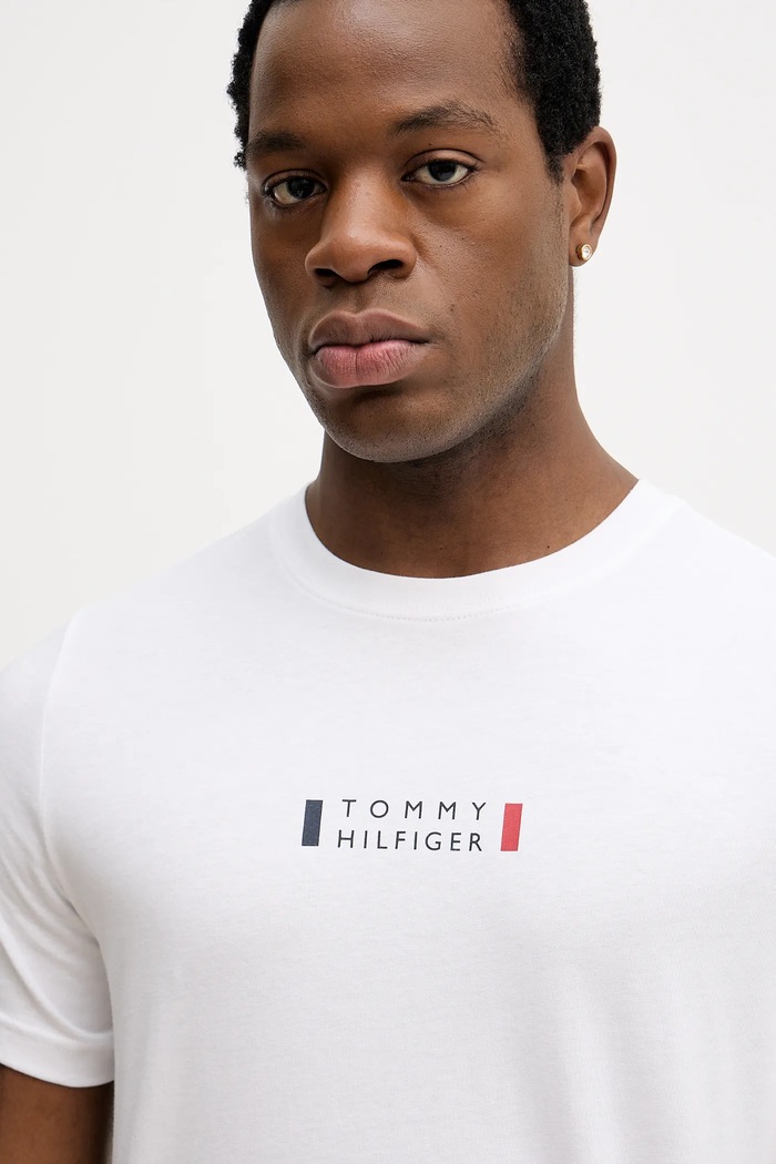 Tommy Hilfiger tricou din bumbac alb MW0MW41453