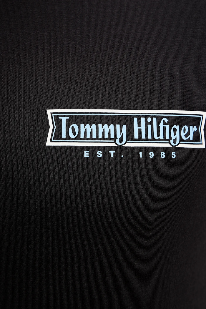 Tommy Hilfiger tricou din bumbac MW0MW41465 negru