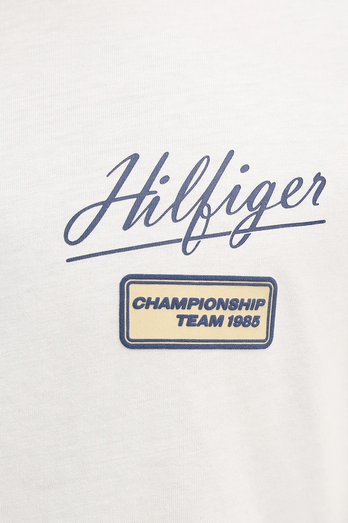 Tommy Hilfiger t-shirt bawełniany MW0MW41471 beżowy