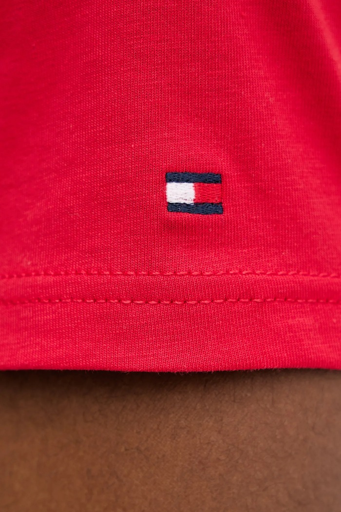 Tommy Hilfiger tricou din bumbac MW0MW41471 rosu