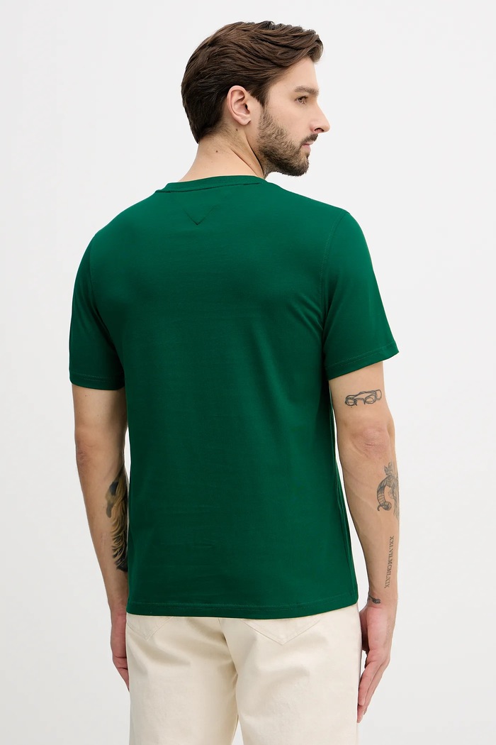 Îmbrăcăminte Tommy Hilfiger tricou din bumbac MW0MW41471 verde