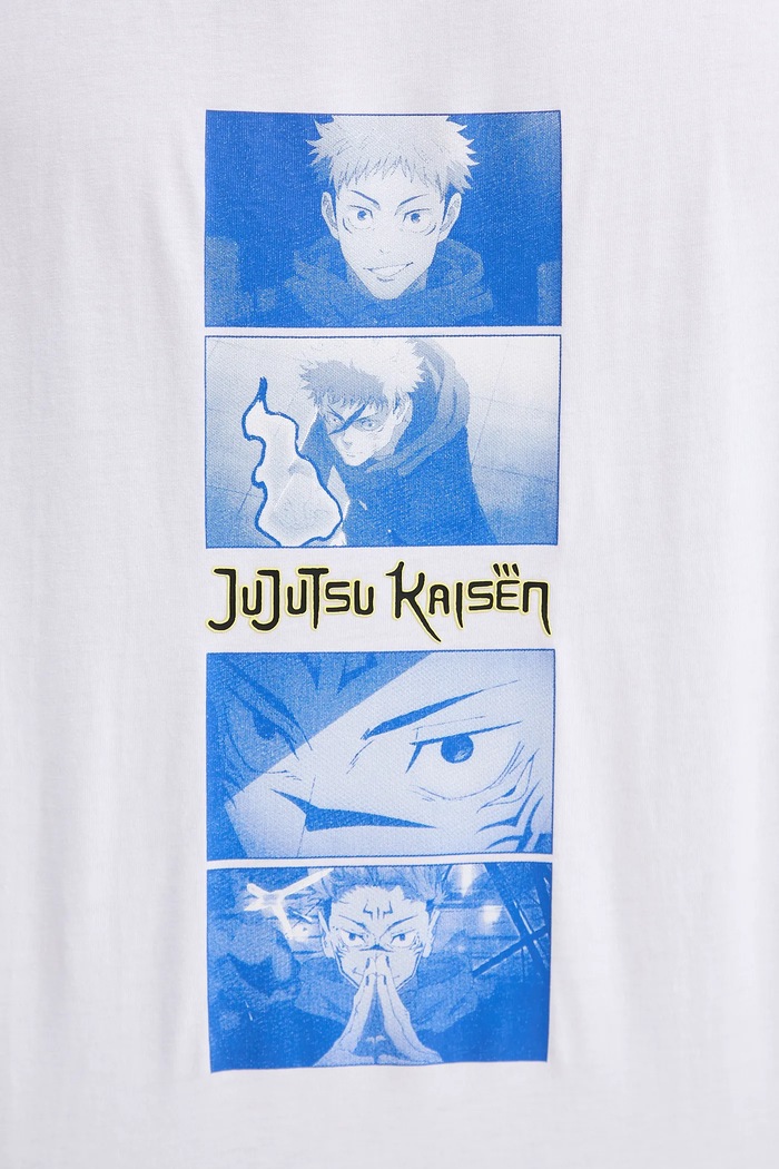 Hugo Blue pamut póló HUGO x Jujutsu Kaisen 50554841 fehér
