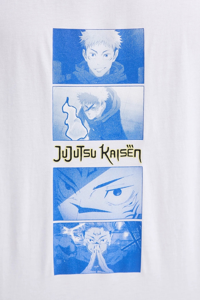Hugo Blue pamut póló HUGO x Jujutsu Kaisen 50554841 fehér