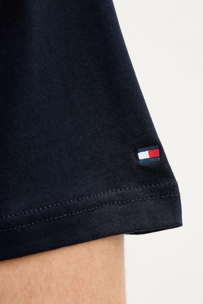 Βαμβακερό μπλουζάκι Tommy Hilfiger MW0MW41470 σκούρο μπλε