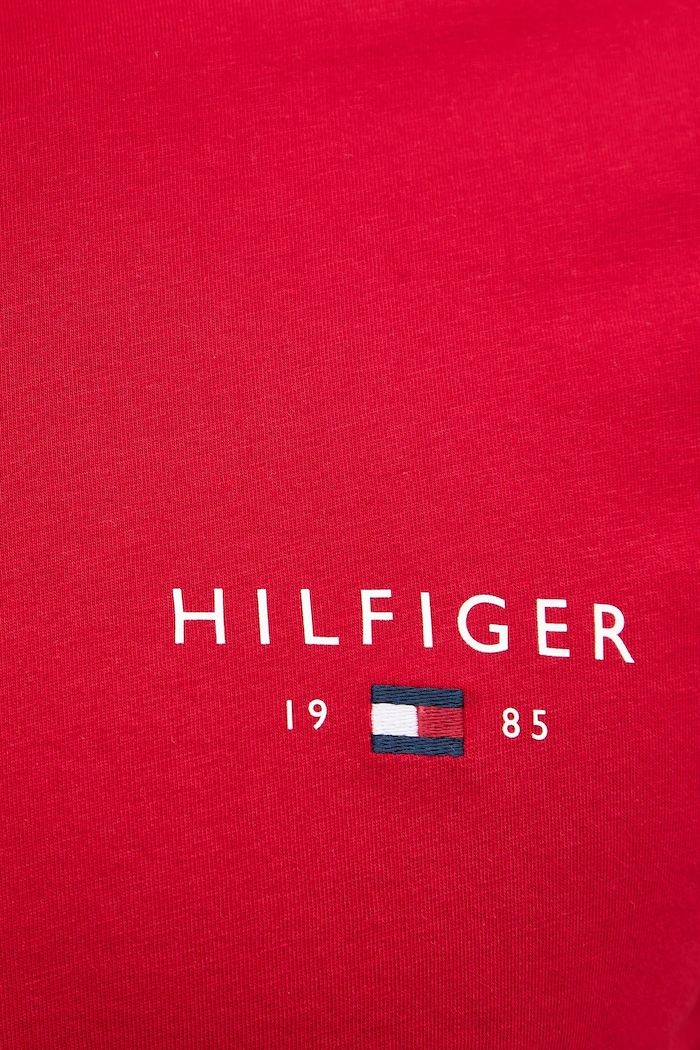 Μπλουζάκι Tommy Hilfiger MW0MW41456 κόκκινο