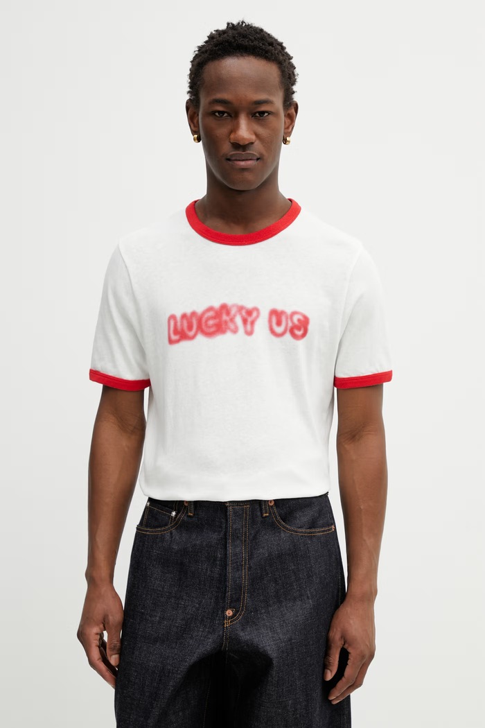 Βαμβακερό μπλουζάκι Kenzo βαμβάκι μπεζ FG55TS1064SK