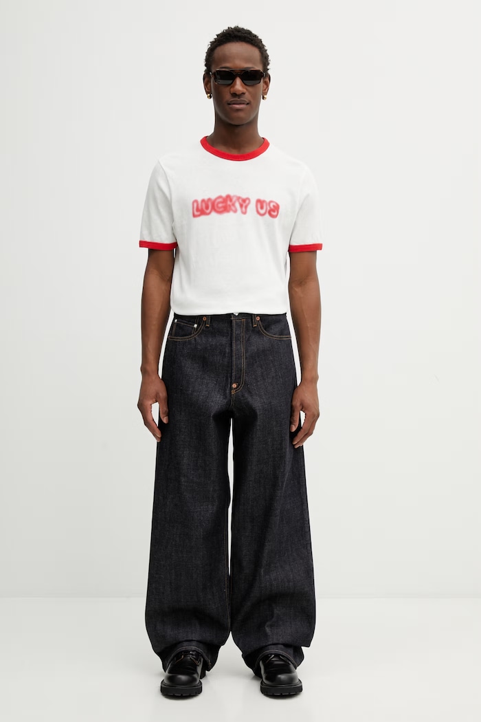 Βαμβακερό μπλουζάκι Kenzo FG55TS1064SK μπεζ SS26