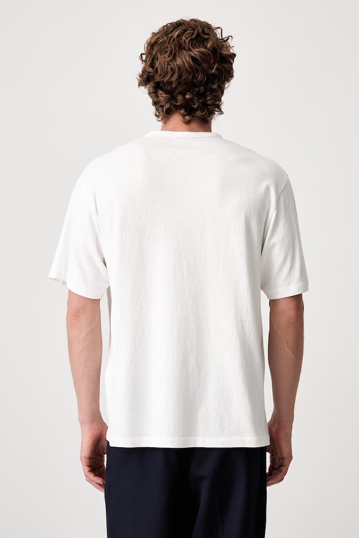 Odzież Kenzo T-shirt bawełniany męski FG55TS2104SK beżowy
