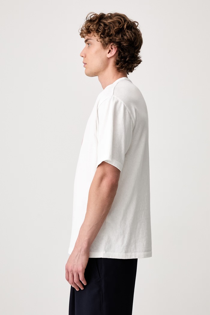 Kenzo T-shirt bawełniany męski beżowy FG55TS2104SK