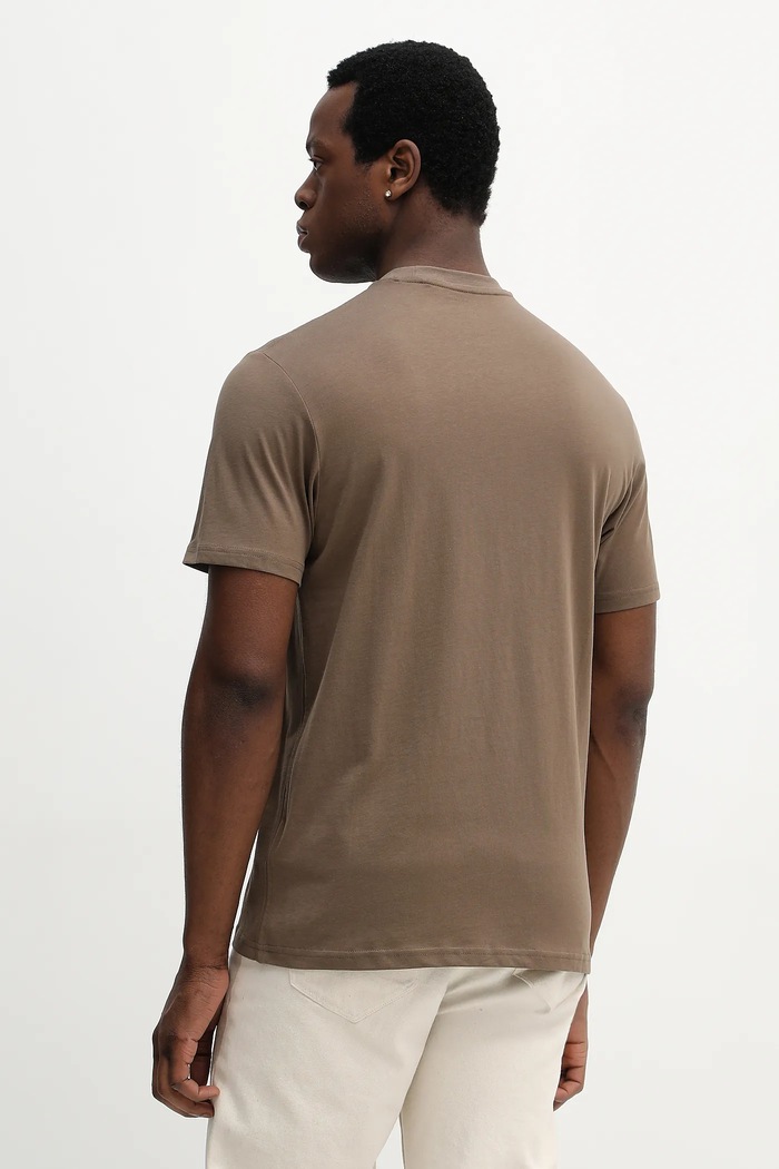 Odzież Guess t-shirt bawełniany M6RI15.I3Z14 brązowy