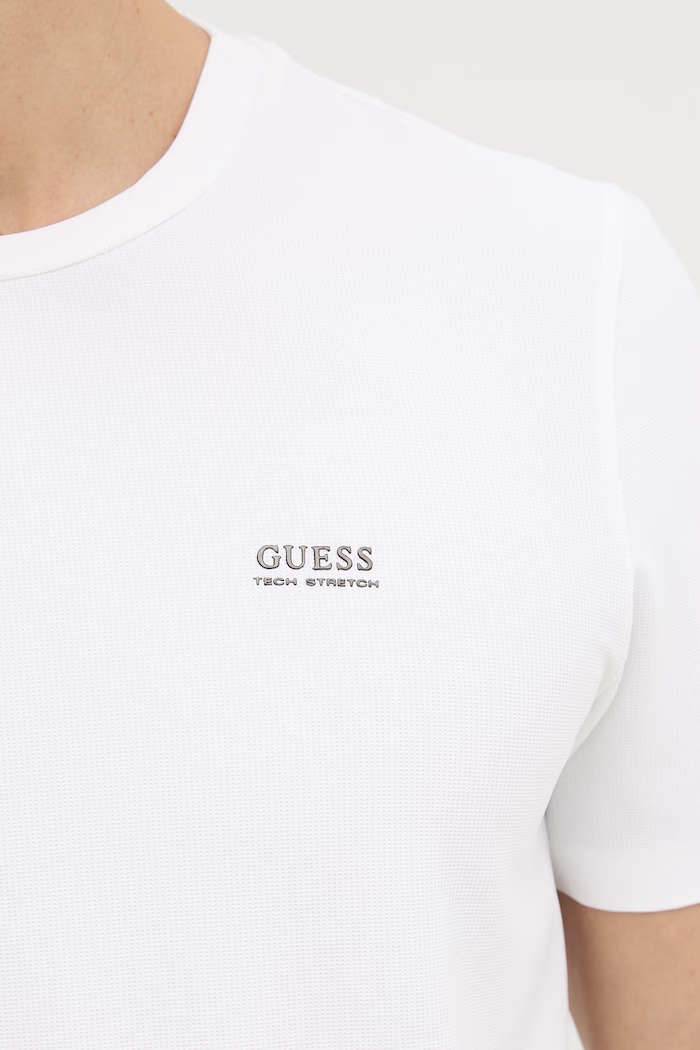 Μπλουζάκι Guess M6RI19.KD202 λευκό