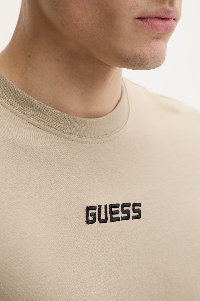 Guess tricou din bumbac COCHISE Z6RI00.I3Z14 bej