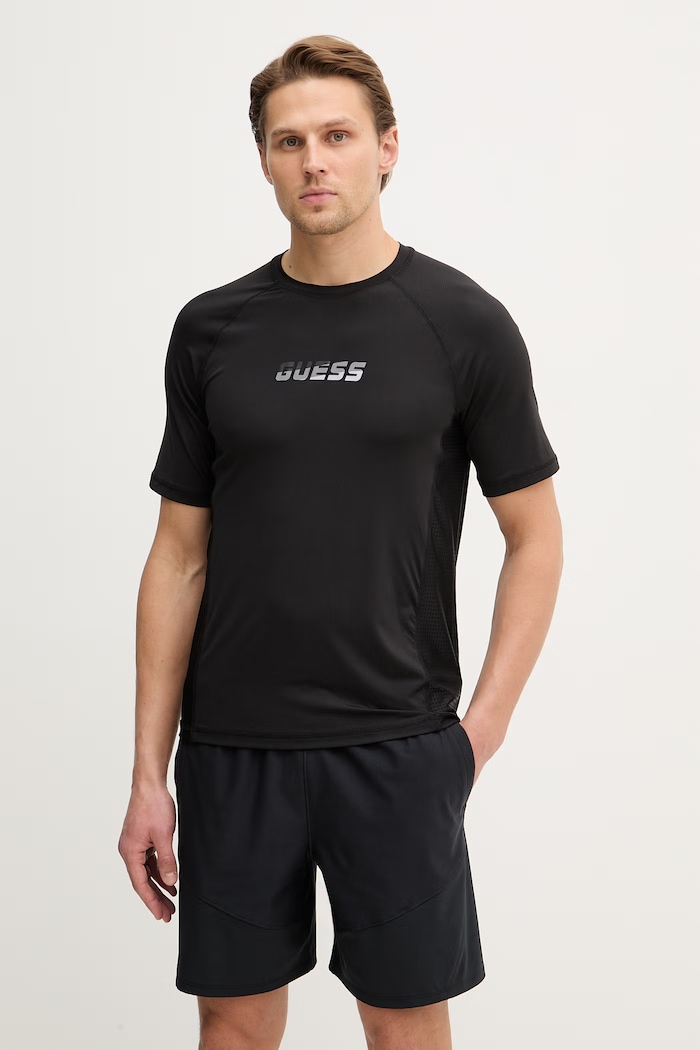 Guess t-shirt BOJI z elastanem czarny Z6RI02.KC220