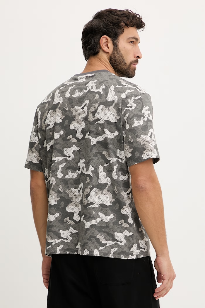 Odzież Guess t-shirt bawełniany CHAYTON Z6RI05.I3Z14 szary