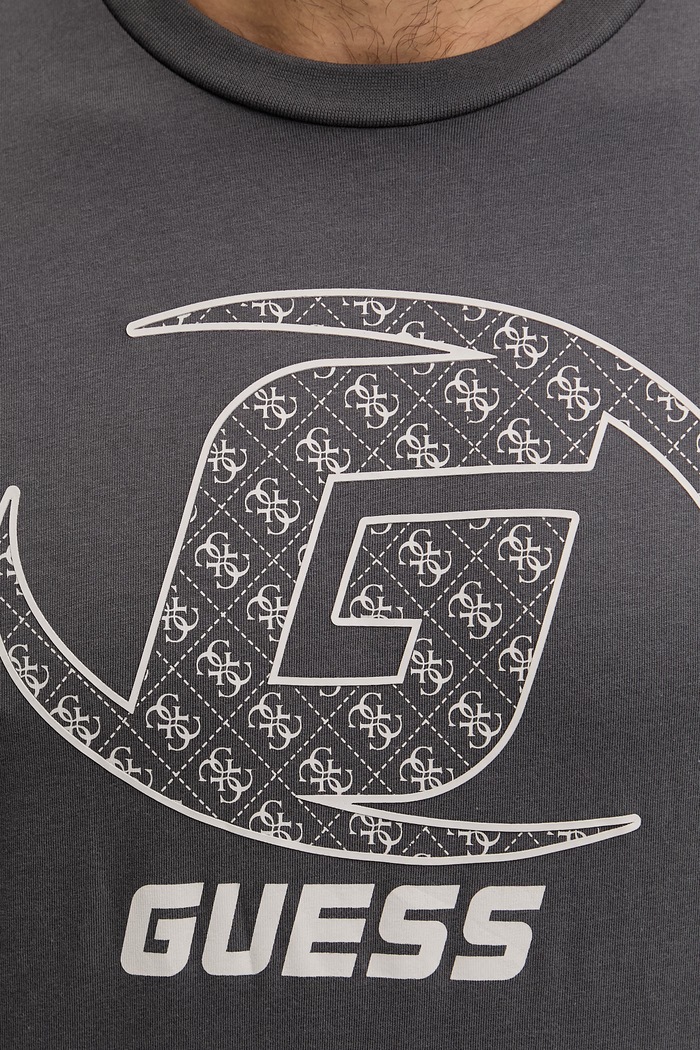 Guess t-shirt bawełniany KELE Z6RI06.I3Z14 szary
