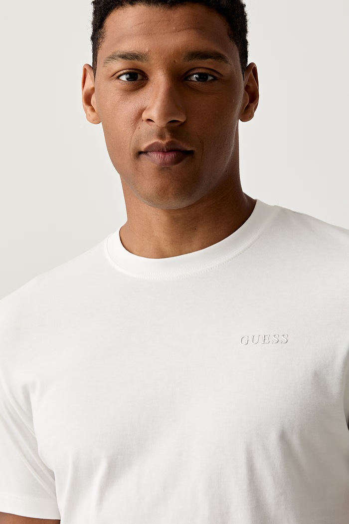 Guess tricou pentru bărbați din bumbac MARZIO bej Z6RI17.I3Z14
