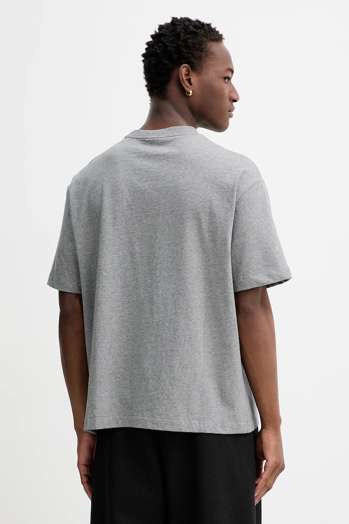 Oblečenie Calvin Klein tričko pánske bavlnené LV040HM228 sivá