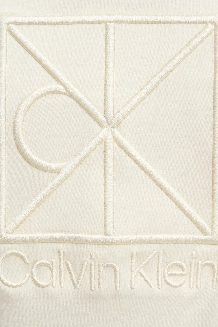 Βαμβακερό μπλουζάκι Calvin Klein LV04LE200G μπεζ