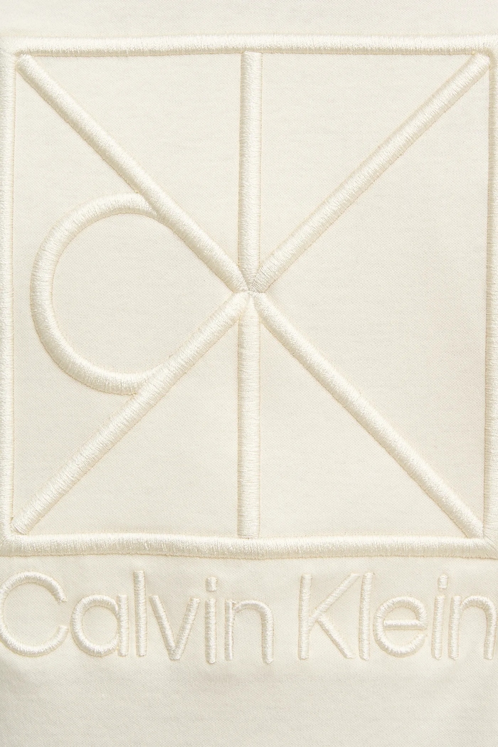 Βαμβακερό μπλουζάκι Calvin Klein LV04LE200G μπεζ