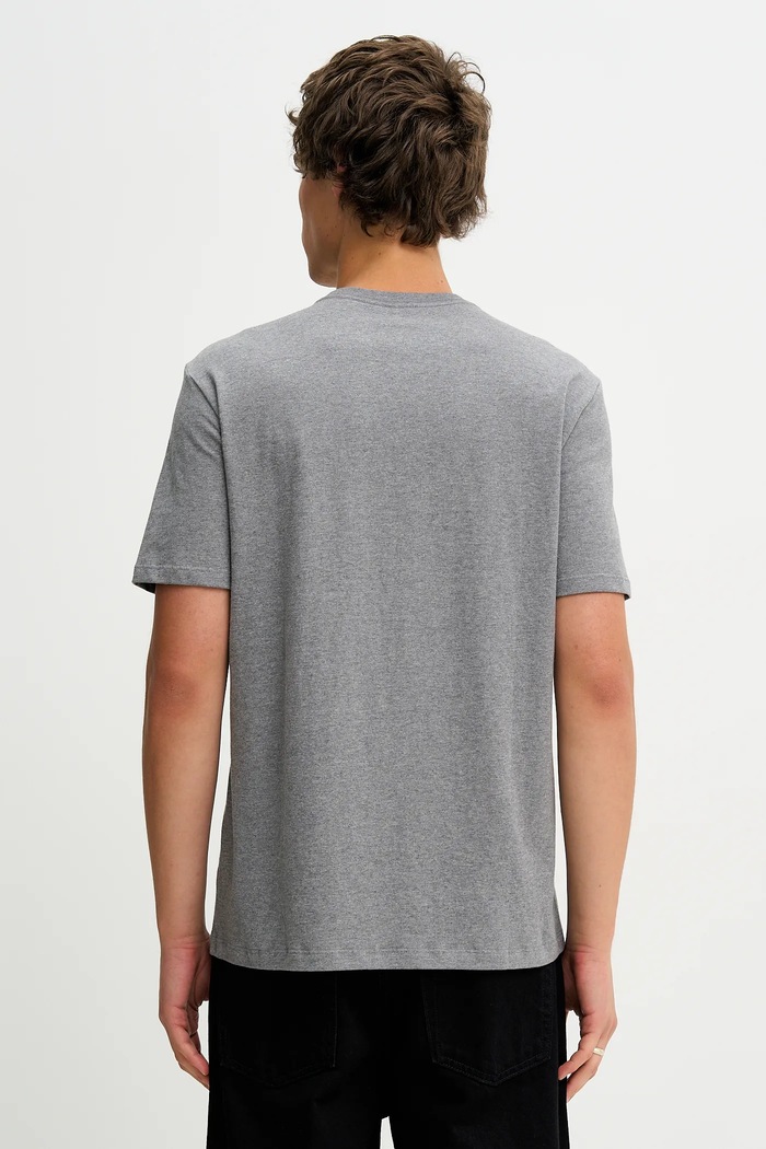 Ρούχα Βαμβακερό μπλουζάκι Calvin Klein LV04RE807G γκρί
