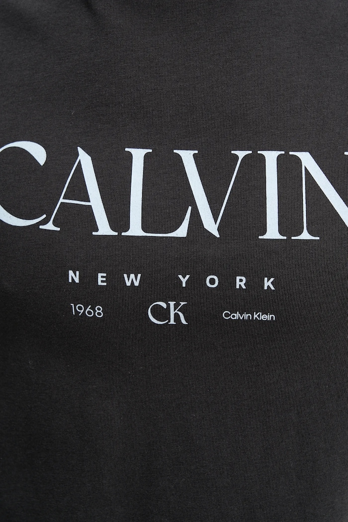 Βαμβακερό μπλουζάκι Calvin Klein LV04RE807G γκρί