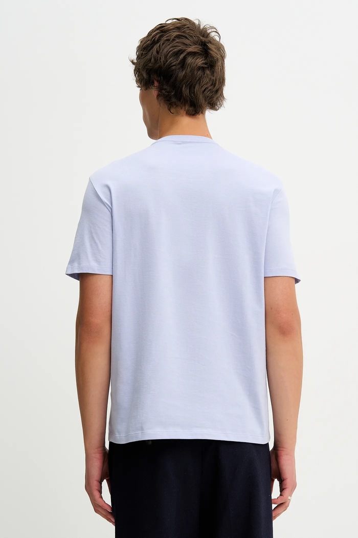Ρούχα Βαμβακερό μπλουζάκι Calvin Klein LV04RE821G μπλε