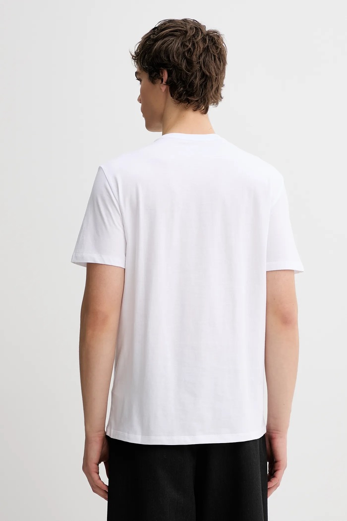 Oblačila Bombažna kratka majica Calvin Klein LV04RE834G bela