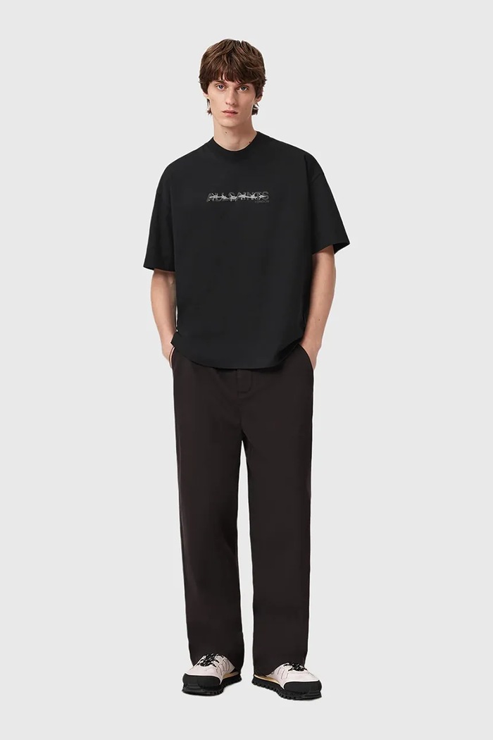 Odzież AllSaints t-shirt bawełniany M038PD czarny
