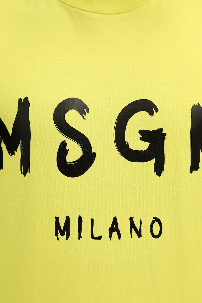 MSGM pamut póló 4040MM510.267002 zöld