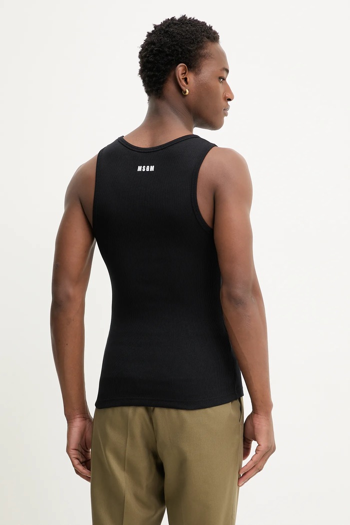 Ruházat MSGM t-shirt 4040MM87N.267120 fekete