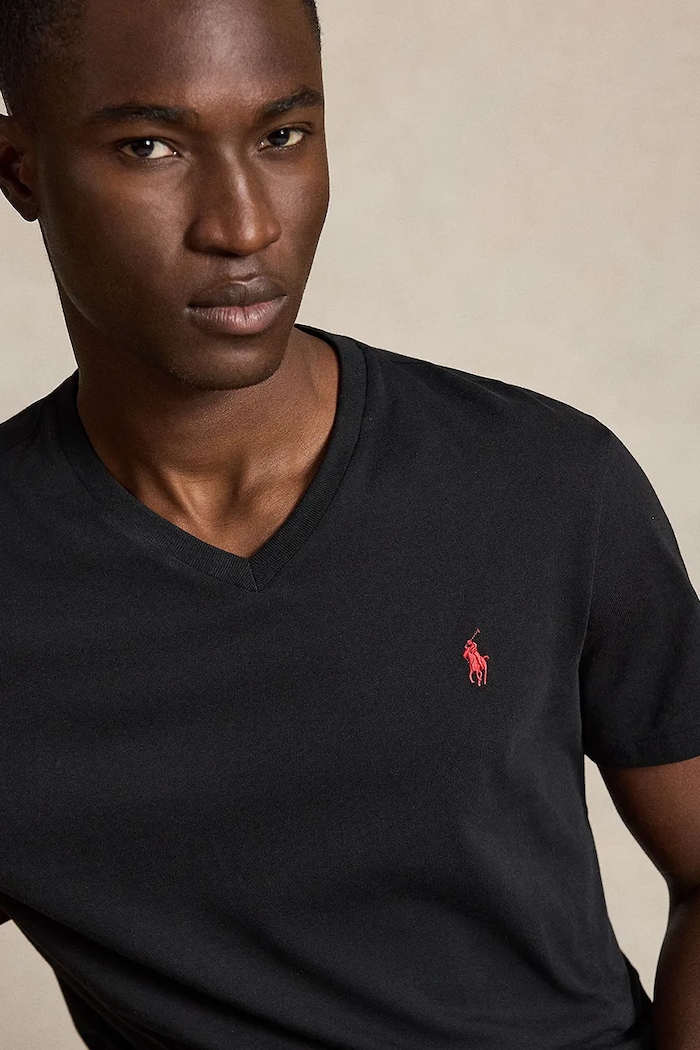 Bavlnené tričko Polo Ralph Lauren čierna 710671453