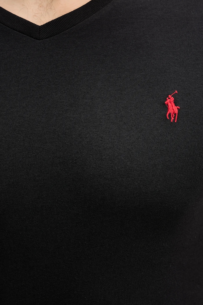 Polo Ralph Lauren pamut póló 710671453 fekete