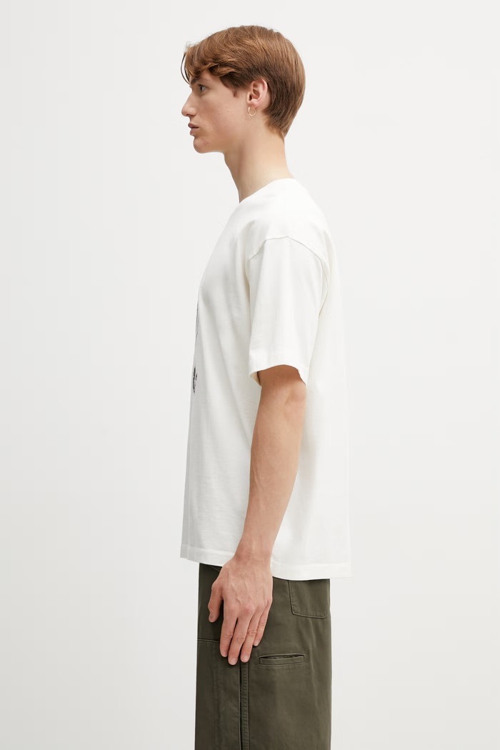 Drôle de Monsieur Cuba t-shirt cotton Men's K.TS314.CO248.OW beige SS26
