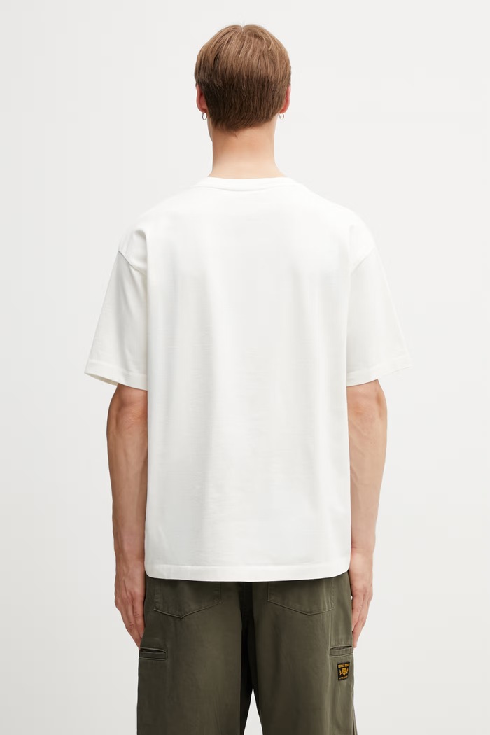 Clothing Drôle de Monsieur Cuba t-shirt cotton Men's K.TS314.CO248.OW beige