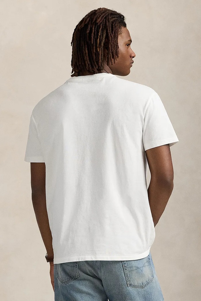 Bavlnené tričko Polo Ralph Lauren 710977904 béžová SS26