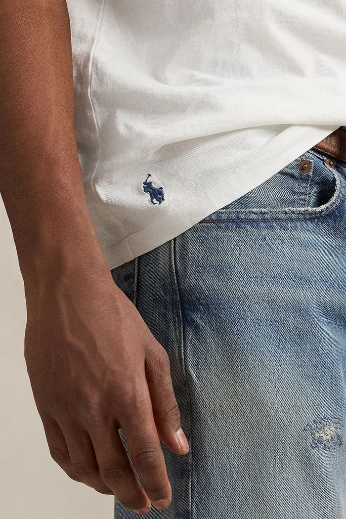 Bavlnené tričko Polo Ralph Lauren béžová 710977904