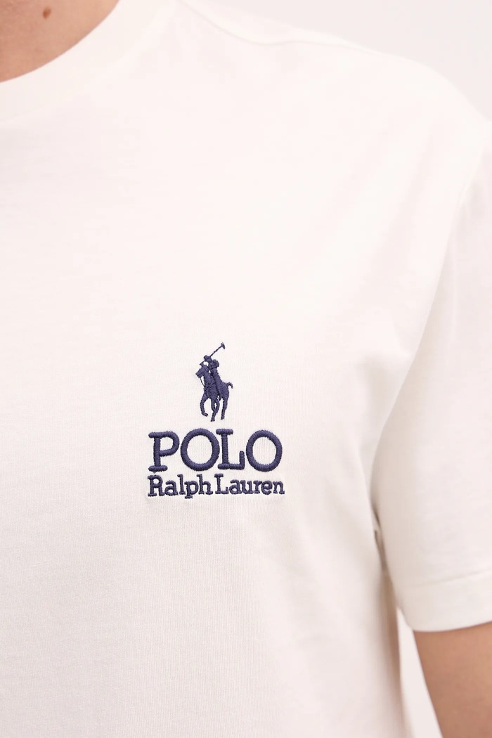 Polo Ralph Lauren t-shirt ανδρικό βαμβακερό 710981136 μπεζ
