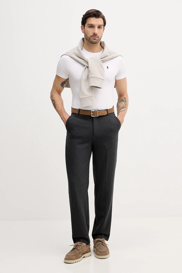 Ruházat Polo Ralph Lauren pamut póló 2 db 710B14689 fekete