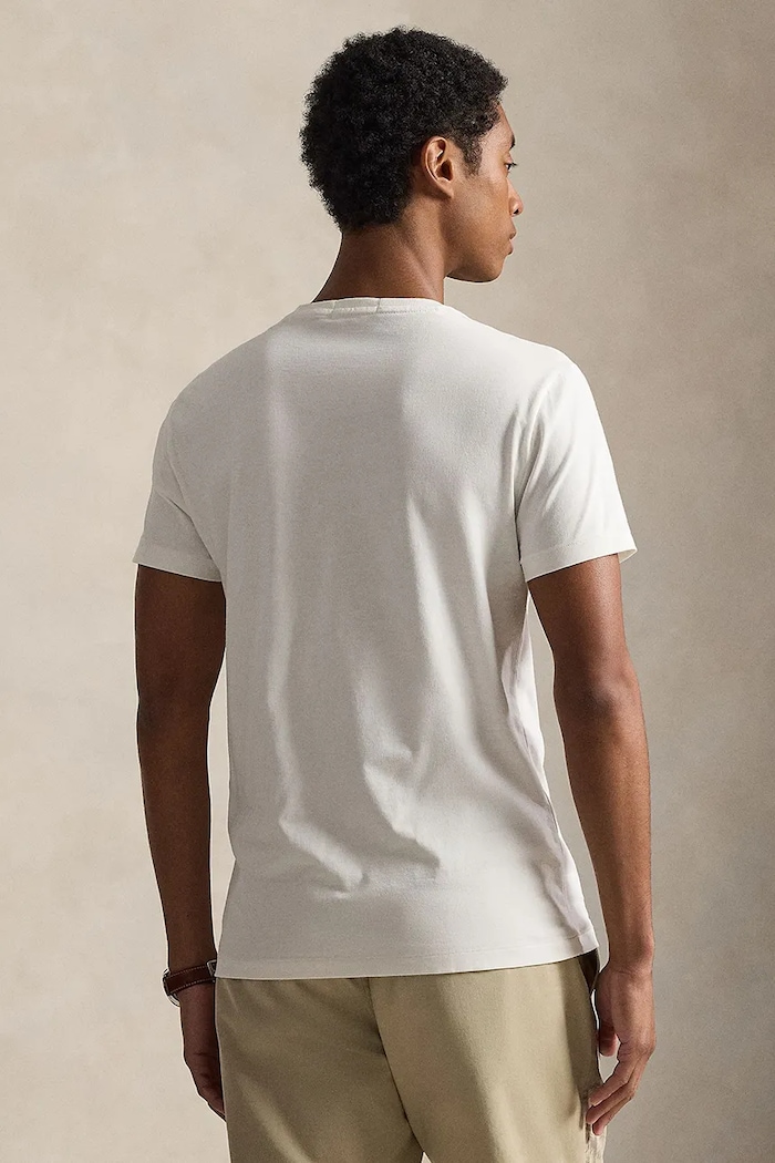 Bavlnené tričko Polo Ralph Lauren 710P07346 béžová SS26