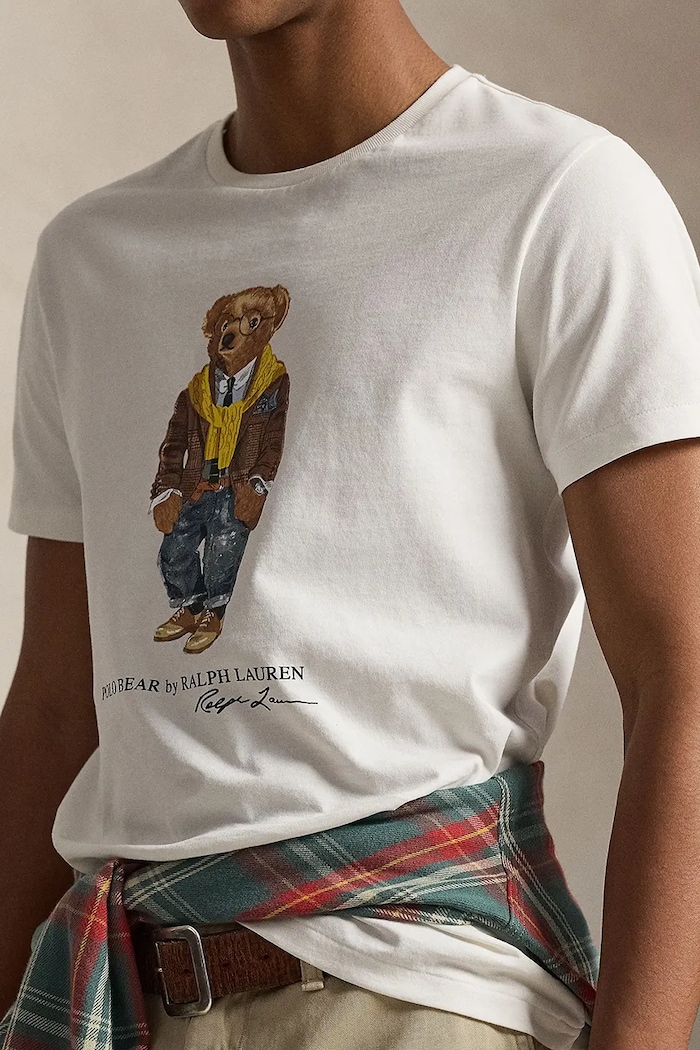 Bavlnené tričko Polo Ralph Lauren béžová 710P07346