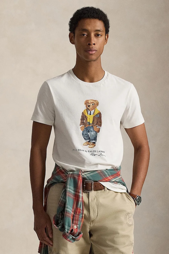 Bavlnené tričko Polo Ralph Lauren 710P07346 béžová