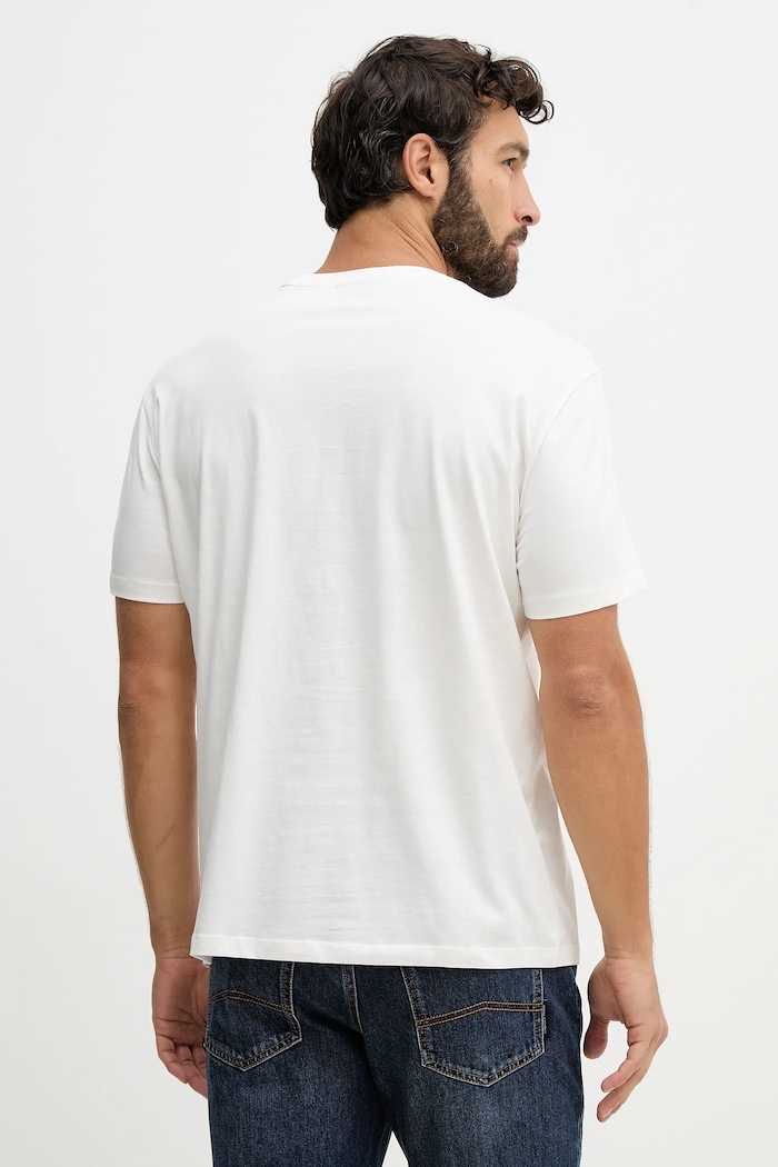 Oblečení Bavlněné tričko Armani Exchange XM002178.AF12308 béžová